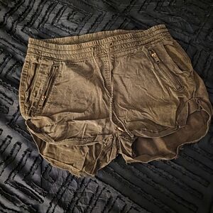 Casual Brown Women's Shorts